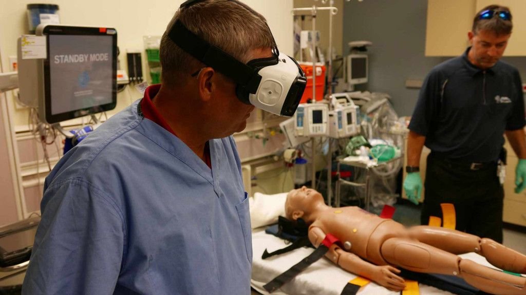 Entrenamiento médico con realidad virtual